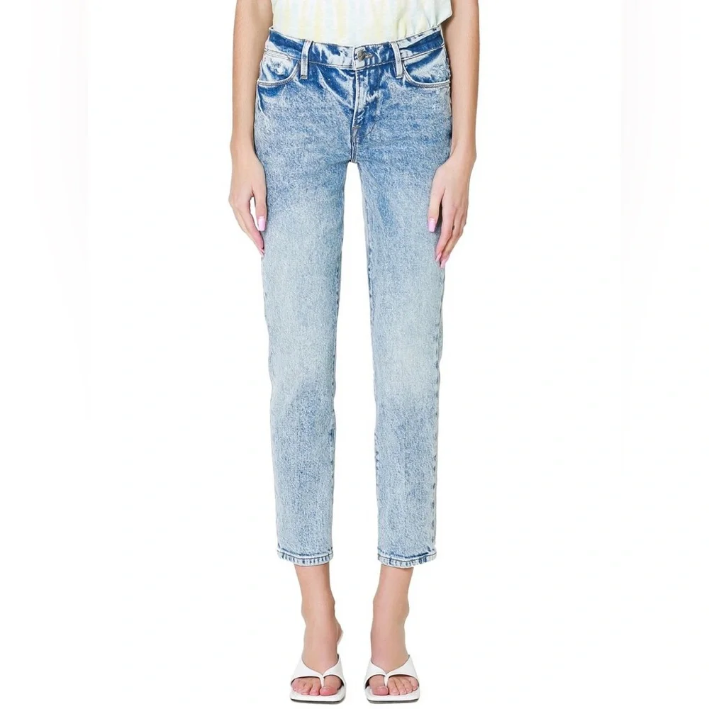 FRAME Denim Le High Straight Lombard Wash High Rise Size 26